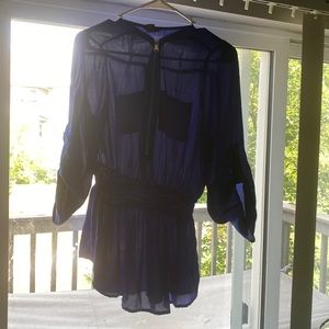 Large Royal Blue blouse